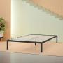 Zinus Mia Modern Studio 14 Inch Platform 1500 Metal Bed Frame / Mattress Foundation / No Box Spring Needed / Wooden Slat Support / Good Design Award Winner / Black, Queen