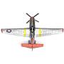 Metal Earth Fascinations ICONX Tuskegee Airmen P-51D Mustang Red Tail 3D Metal Model Kit