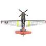 Metal Earth Fascinations ICONX Tuskegee Airmen P-51D Mustang Red Tail 3D Metal Model Kit Metal Earth Fascinations ICONX Tuskegee Airmen P-51D Mustang Red Tail 3D Metal Model Kit
