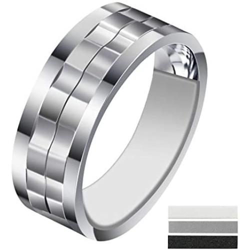 Invisible Ring Size Adjuster with Silver Polishing Cloth ,Jewelry Guard, Tightener ,Spacer, Sizer, Fitter,Reducer for Wide Rings,Multi-Size Ring Resizer,Set of 54+3 PCS