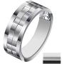 Invisible Ring Size Adjuster with Silver Polishing Cloth ,Jewelry Guard, Tightener ,Spacer, Sizer, Fitter,Reducer for Wide Rings,Multi-Size Ring Resizer,Set of 54+3 PCS