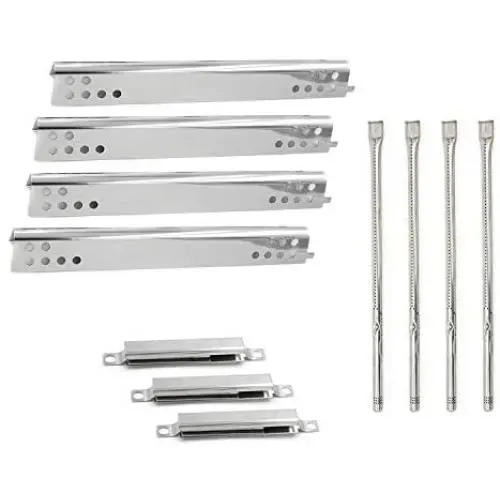 Hongso Grill Replacement Part for Charbroil 463446015, 463446017, 463447018 Gas Grills, Stainless Pipe Burner g466-2500-w1, Heat Plate Tent Shield g465-0012-w1, Adjust Crossover Tube g465-0007-w1 Hongso Grill Replacement Part for Charbroil 463446015, 463446017, 463447018 Gas Grills, Stainless Pipe Burner g466-2500-w1, Heat Plate Tent Shield g465-0012-w1, Adjust Crossover Tube g465-0007-w1