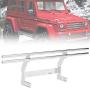 VGEBY RC Rear Bumper, Lightweight Metal Remote Control Vehicle Rear Bumper RC Upgrades Parts Replacement Accessories Fit for Traxxas TRX-4 G500 TRX-6 G63(Silver)