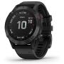 Garmin fenix 6 Pro, Premium Multisport GPS Watch, Features Mapping, Music, Grade-Adjusted Pace Guidance and Pulse Ox Sensors, Black