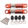 Katigan Metal Full Set Upgrade Parts Shock Absorber for Wltoys 1/28 K969 K979 K989 K999 P929 P939 Rc Car Parts,Red
