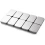 AIMITEI 12 Pack Silver Metal Rectangular Empty Tins Box Containers for Mints, Candies, Favors, Game Pieces, Geocaching & More, 3.7x2.4x0.8 inch AIMITEI 12 Pack Silver Metal Rectangular Empty Tins Box Containers for Mints, Candies, Favors, Game Pieces, Geocaching & More, 3.7x2.4x0.8 inch