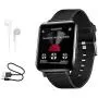 CCHKFEI 16GB MP3 Player with Bluetooth, Sports Watch MP3 Player with Touch Screen,HiFi Lossless Sound Music Player with Sport Pedometer Headphones for Running Joging Workout-Black