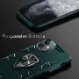 iPhone 11 Case, Maxuni iPhone 11 Protective Case with Ring Kickstand, Drop Tested Anti-Scratch Impact-Resistant Bumpers Cover with Stand Metal Plate to Magnetic Car Mount(6.1 inch)