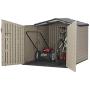 Rubbermaid Slide-Lid Resin Weather Resisrant Outdoor Garden Storage Shed, Roughneck