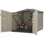 Rubbermaid Slide-Lid Resin Weather Resisrant Outdoor Garden Storage Shed, Roughneck Rubbermaid Slide-Lid Resin Weather Resisrant Outdoor Garden Storage Shed, Roughneck