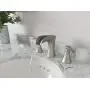 Pfister LF-049-JDGS Jaida Waterfall Widespread Bathroom Sink Faucet, Spot Defense Brushed Nickel