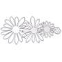 LIGONG 6 Pieces DIY Cutting Dies Flowers Leaf Metal Embossing Stencil For Album Scrapbooking Paper Card Art Craft