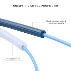 Creality Capricorn Bowden PTFE Tubing 1M XS Series 1.75MM Filament with 2X PC4-M6 & 2X PC4-M10 Pneumatic Fittings & Tube Cutter for Ender 3/3 Pro/5/CR-10/10S 3D Printer