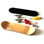 RemeeHi Professional Maple Wooden Fingerboard Skateboards Metal Nuts Trucks Basic Bearing Red Wheel