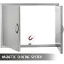 Mophorn BBQ Double Access Door 31W x 24H Inch, BBQ Door Stainless Steel Wall Construction Vertical, Outdoor Kitchen Door for BBQ Island, Grilling Station, Outside Cabinet Mophorn BBQ Double Access Door 31W x 24H Inch, BBQ Door Stainless Steel Wall Construction Vertical, Outdoor Kitchen Door for BBQ Island, Grilling Station, Outside Cabinet
