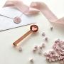 UNIQOOO Arts & Crafts 180 Pcs Pastel Sakura Pink Box Sealing Wax Beads Nuggets for Wax Seal Stamp, Great for Embellishment of Cards Envelopes, Wedding Invitations, Wine Packages, Gift Wrapping