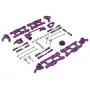 Nobranded Front and Rear Steering Hub Base C Carrier Knuckle Upgrade Kits for 1:14 Wltoys 144001 1:12 124019 124018 RC Car - Purple Nobranded Front and Rear Steering Hub Base C Carrier Knuckle Upgrade Kits for 1:14 Wltoys 144001 1:12 124019 124018 RC Car - Purple