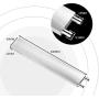 PUSOKEI Silver Aluminium Water Cooling Block 2404012mm Liquid Water Cooler Heat for Computer PC CPU Graphics Heatsink Radiator