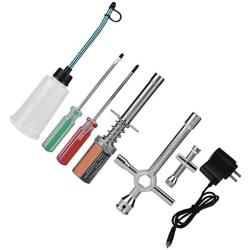 Tbest Nitro Starter Kit, Glow Plug Igniter with Charger RC Truck Buggy Car Part for HSP redcat