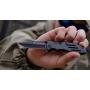 Smith & Wesson Extreme Ops SWA24S 7.1in S.S. Folding Knife with 3.1in Serrated Clip Point Blade and Aluminum Handle for Outdoor, Tactical, Survival and EDC