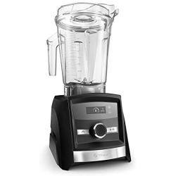 Vitamix A3300 Ascent Series Smart Blender, Professional-Grade, 64 oz. Low-Profile Container, Black Diamond, Full Size