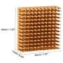 uxcell Electronic Radiator Heatsink for Stepper Motor,3D Printer 40x40x11mm Golden 6pcs uxcell Electronic Radiator Heatsink for Stepper Motor,3D Printer 40x40x11mm Golden 6pcs