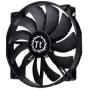 Thermaltake 200mm Pure 20 Series Black 200x30mm Thick Quiet High Airflow Case Fan with Anti-Vibration Mounting System Cooling CL-F015-PL20BL-A