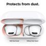 elago Dust Guard Compatible with AirPods Pro 3rd Generation - Dust-Proof Film, Ultra Slim, Luxurious Looking, Protect from Iron/Metal Shavings (1 Set, Rose Gold) [US Patent Registered]