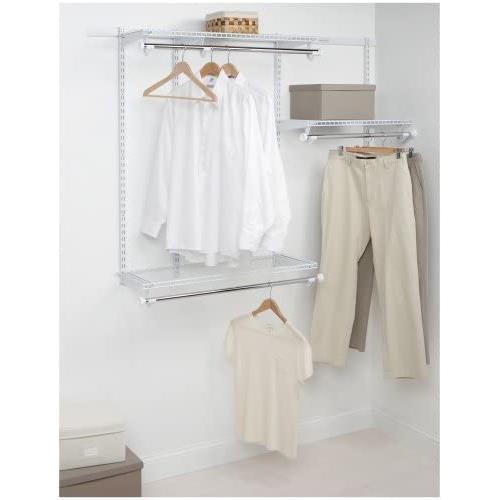Rubbermaid Configurations Closet Kits, 3-6 ft., White