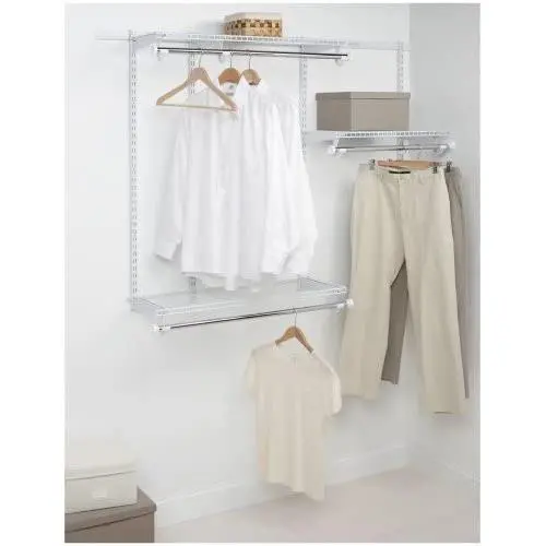 Rubbermaid Configurations Closet Kits, 3-6 ft., White Rubbermaid Configurations Closet Kits, 3-6 ft., White