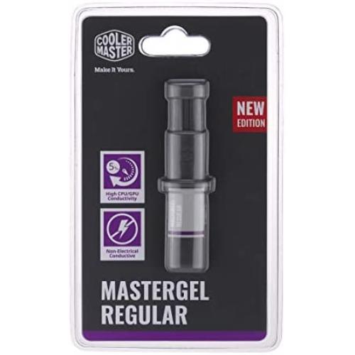 Cooler Master New Edition MasterGel Regular High Performance Thermal Paste w/ Exclusive Flat-Nozzle Syringe Design for CPU and GPU