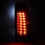 For 88-98 Chevy C/K Series Pickup Truck GMC Sierra Rear Black Smoke LED Tail Lights Brake Lamps Pair