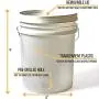 5 Gallon Beekeeping Honey Bucket Made with Food Grade Transparent Plastic, Bottling Valve, Stainless Steel Double Honey Strainer with Coarse and Fine Metal Filter, and Two Adjustable Mesh Strainers 5 Gallon Beekeeping Honey Bucket Made with Food Grade Transparent Plastic, Bottling Valve, Stainless Steel Double Honey Strainer with Coarse and Fine Metal Filter, and Two Adjustable Mesh Strainers