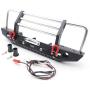 KYX Racing Alloy Front Bumper with LED Lights Upgrades Parts Accessories for RC Crawler Car Traxxas TRX4 TRX-4 Redcat Gen8 Scout II KYX Racing Alloy Front Bumper with LED Lights Upgrades Parts Accessories for RC Crawler Car Traxxas TRX4 TRX-4 Redcat Gen8 Scout II