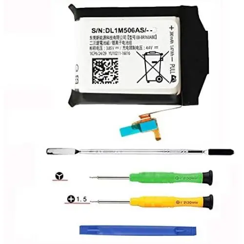 Original Part Factory for Samsung Galaxy Gear S3 Frontier S3 Classic Battery Replacement, SM-R760, SM-R770,R760, R770, BR760, R765 EB-BR760A,EB-BR760ABE, GH43-04699A Battery, with Full Tools Original Part Factory for Samsung Galaxy Gear S3 Frontier S3 Classic Battery Replacement, SM-R760, SM-R770,R760, R770, BR760, R765 EB-BR760A,EB-BR760ABE, GH43-04699A Battery, with Full Tools