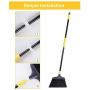 Yocada Heavy-Duty Broom Outdoor Commercial Perfect for Courtyard Garage Lobby Mall Market Floor Home Kitchen Room Office Pet Hair Rubbish 54Inch