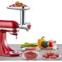 Gvode Metal Food Grinder Attachment for KitchenAid Stand Mixers Including Sausage Stuffer Accessory