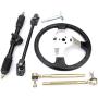 Niome 110cc Go Kart 300mm Steering Wheel 320mm Assembly Full Steel Gear Rack Pinion
