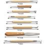 HTTMT- 22Pcs Pottery Tool Set Carving Sculpting Modeling Hobby Ceramics Art Supplies Kit[P/N: ET-TOOL018-SR]