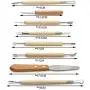 HTTMT- 22Pcs Pottery Tool Set Carving Sculpting Modeling Hobby Ceramics Art Supplies Kit[P/N: ET-TOOL018-SR]