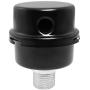 WHYHKJ 1/2'' Thread 20mm Air Compressor Parts Metal Air Compressor Intake Filter Noise Muffler Silencer, Black
