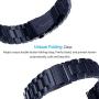 Koreda Compatible with Samsung Galaxy Watch 42mm/Galaxy Watch 3 41mm/Active 40mm/Active 2 40mm 44mm Bands Sets, 20mm Stainless Steel Metal Band + Mesh Loop Replacement Bracelet Strap for Gear Sport