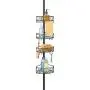 iDesign Twigz Metal Wire Rod Corner Shower, Adjustable 5-9 Pole and Baskets for Shampoo, Conditioner, Soap with Hooks for Razors, Towels, Tension Caddy iDesign Twigz Metal Wire Rod Corner Shower, Adjustable 5-9 Pole and Baskets for Shampoo, Conditioner, Soap with Hooks for Razors, Towels, Tension Caddy