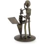 Handmade Auto Part Pediatricians Appointment Sculpture (Mexico) Grey Metal Handmade Auto Part Pediatricians Appointment Sculpture (Mexico) Grey Metal