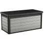 Keter Denali 150 Gallon Resin Large Deck Box-Organization and Storage for Patio Furniture, Outdoor Cushions, Garden Tools and Pool Toys, Grey & Black Keter Denali 150 Gallon Resin Large Deck Box-Organization and Storage for Patio Furniture, Outdoor Cushions, Garden Tools and Pool Toys, Grey & Black
