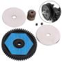 T best RC Car Spur Gear, Metal 56T Spur Gear and 12T Motor Gear RC Replacement Spare Upgrade Parts Accessories for Axial SCX10 RC Car Model