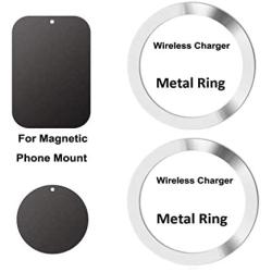 Wireless Charger Magnet Attracting Ring & Magnetic Phone Mount Holder Attracting Adhesive Metal Plate