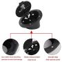 RT-TCZ Locking Gas Cap Cover Fuel Filler Tank Door Accessories for 2007-2017 Jeep Wrangler JK & Unlimited Sport Rubicon Sahara
