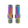 Yaruijia Titanium Alloy Bolt V Brake Bosses Post Ultralight M8 M10 Pitch 1.25mm MTB BMX Bike Service Parts (M8x1.25mm, Rainbow)