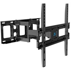 TV Wall Mount Bracket Full Motion Dual Swivel Articulating Arms Extension Tilt Rotation, Fits Most 26-55 Inch LED, LCD, OLED Flat&Curved TVs, Max VESA 400x400mm and Holds up to 99lbs by Pipishell